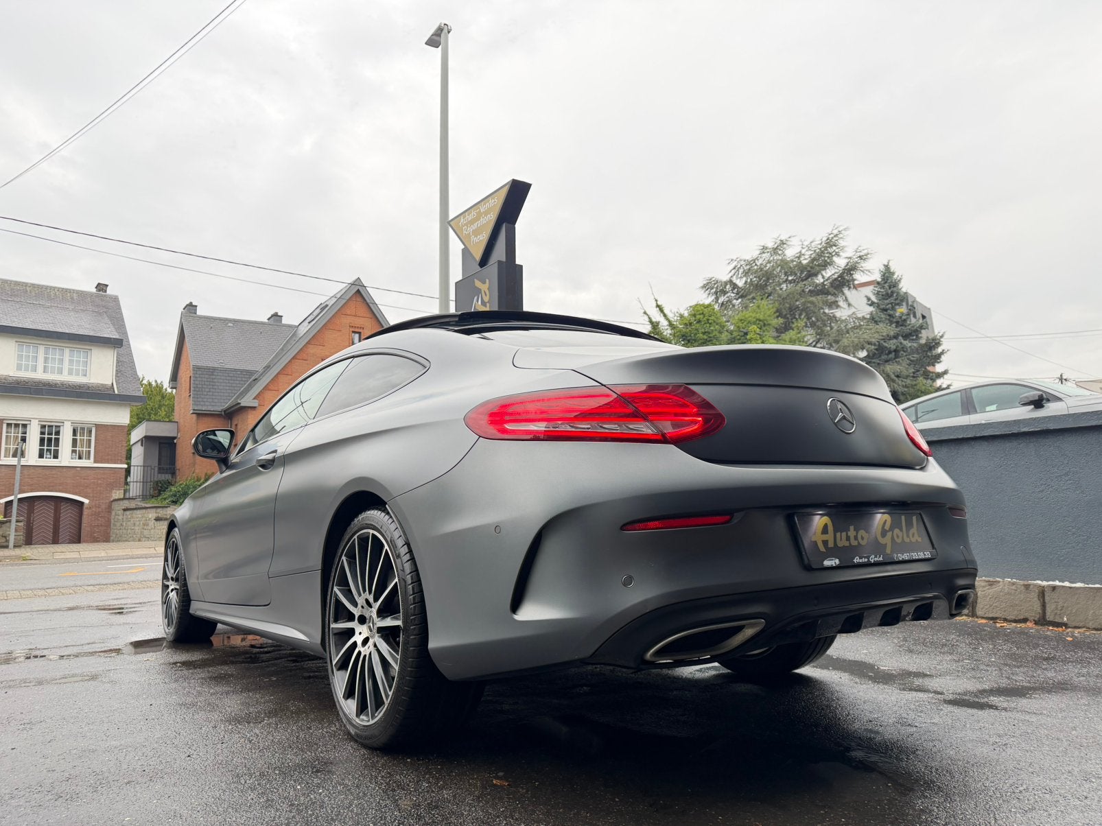 MERCEDES C250D PACK AMG SPORT FULL PANO !, Auto's, Mercedes-Benz, Automaat, 4 zetels, Euro 6, 4 cilinders