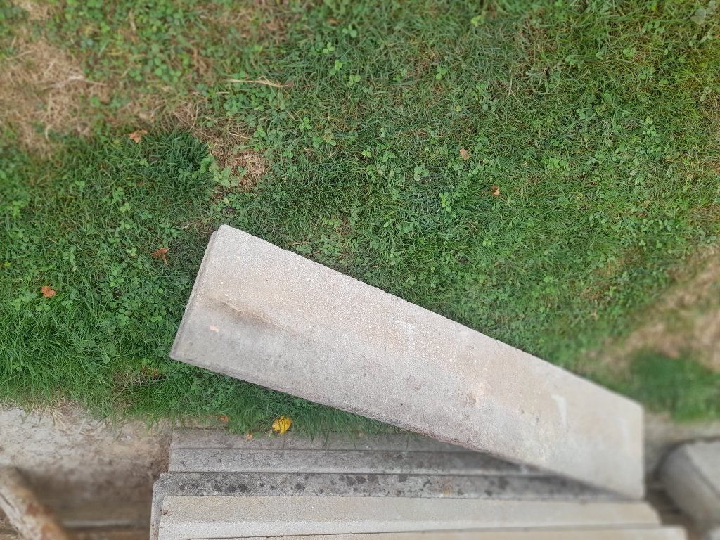 Bordures en béton hauteur 20 cm, Moins de 25 cm, Bordure, Enlèvement, Utilisé
