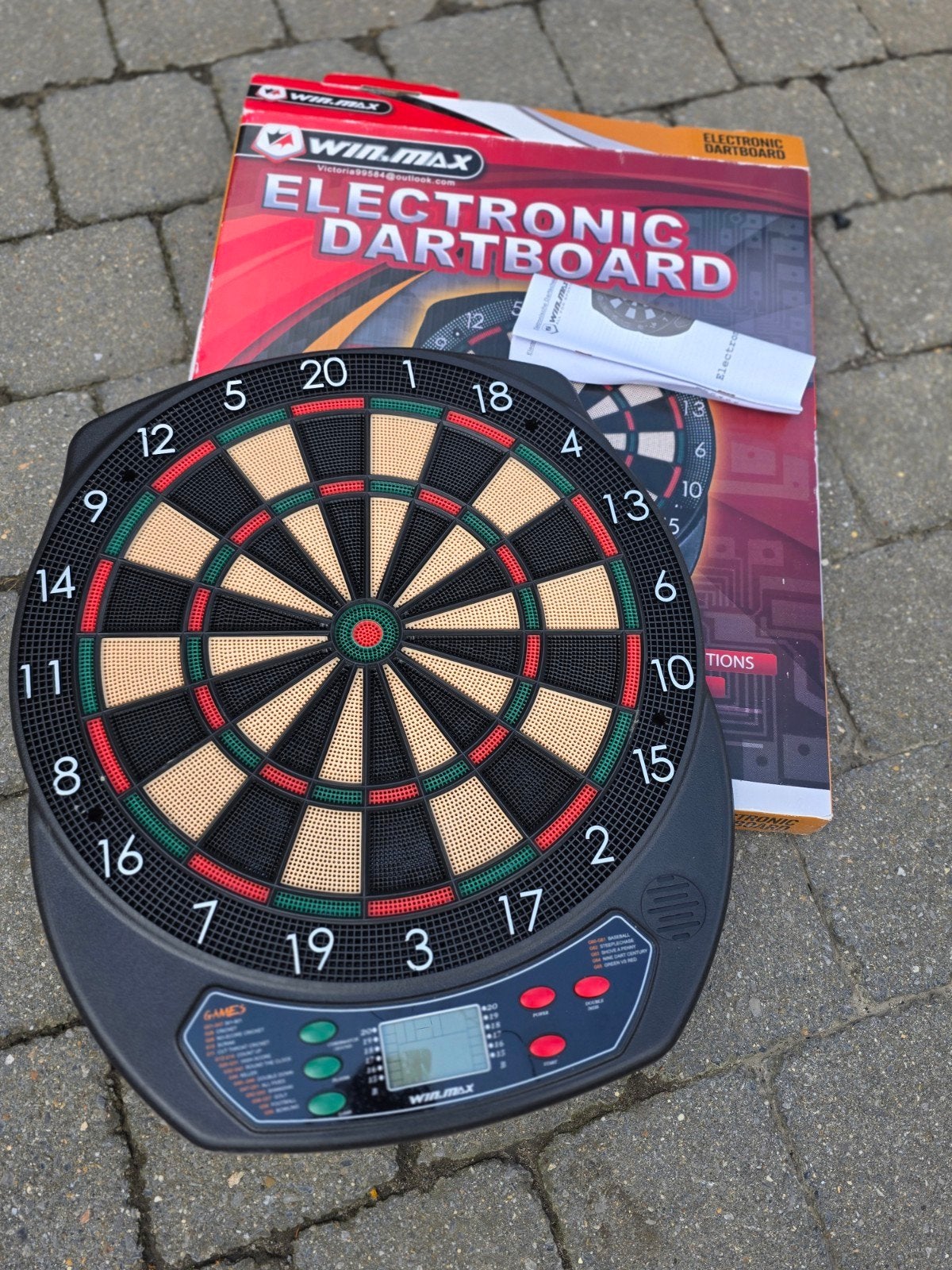 Win.Max elektronisch dartbord, Ophalen, Zo goed als nieuw, Dartbord, Elektronisch