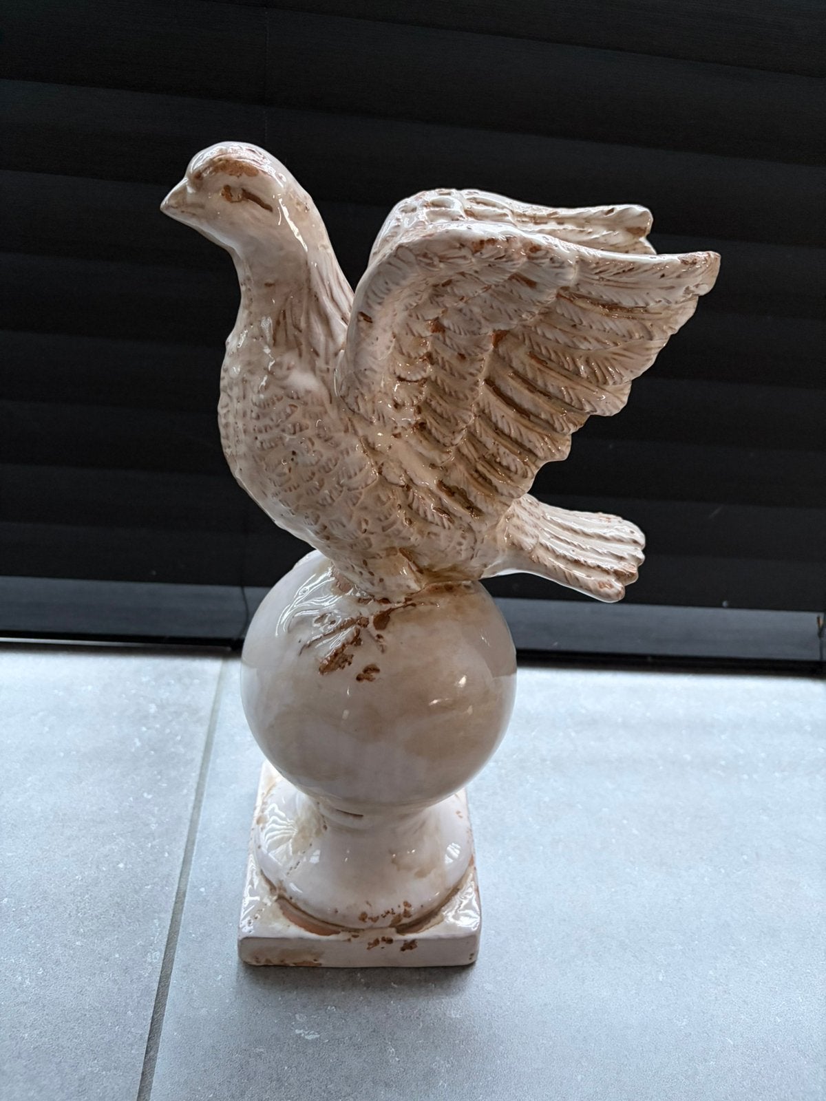 Duif in keramiek, Ophalen, Beeld, Vogel