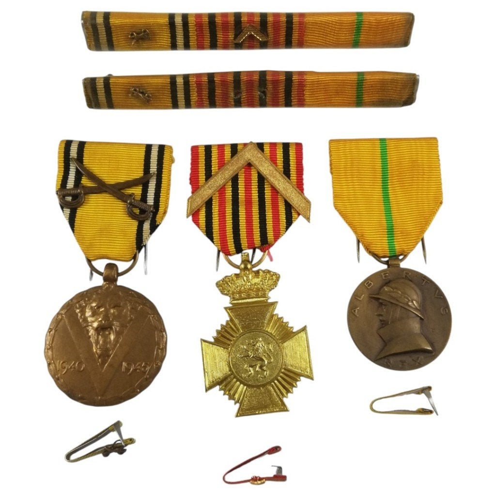 België - set medailles, Verzamelen, Ophalen of Verzenden, Landmacht, Lintje, Medaille of Wings