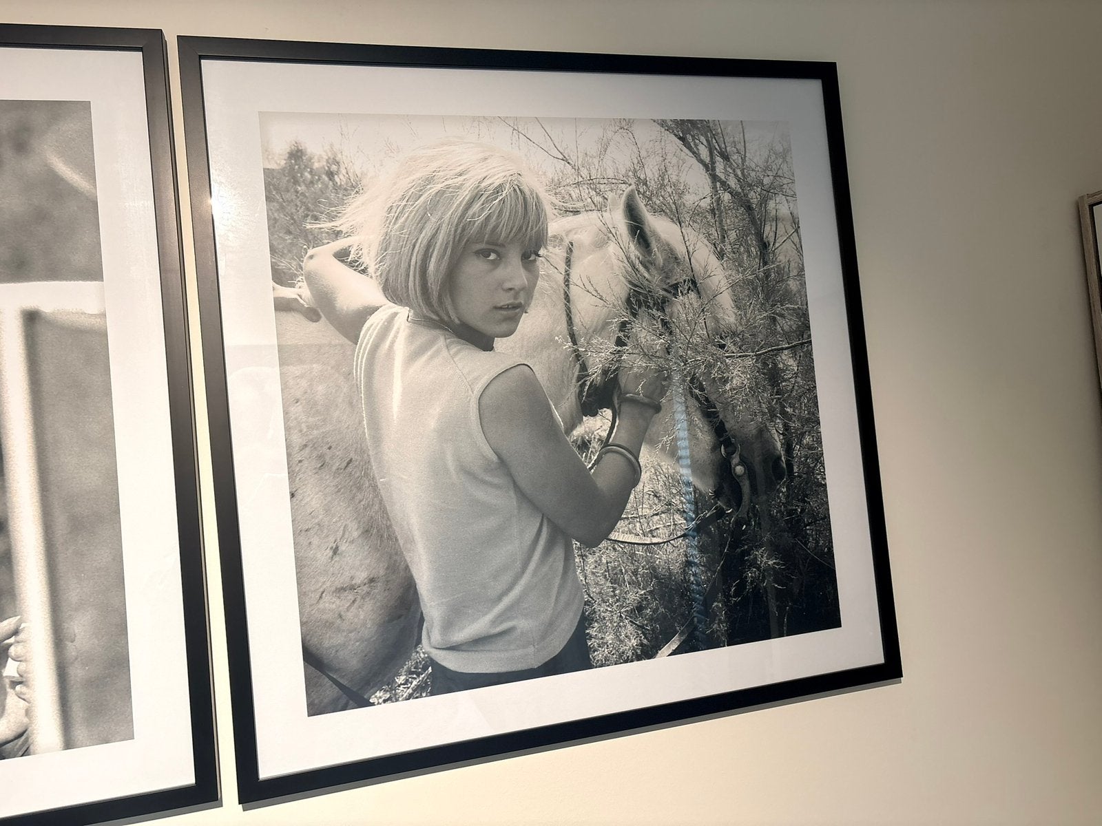 Kader zwart-wit, Antiek en Kunst, Ophalen, Foto