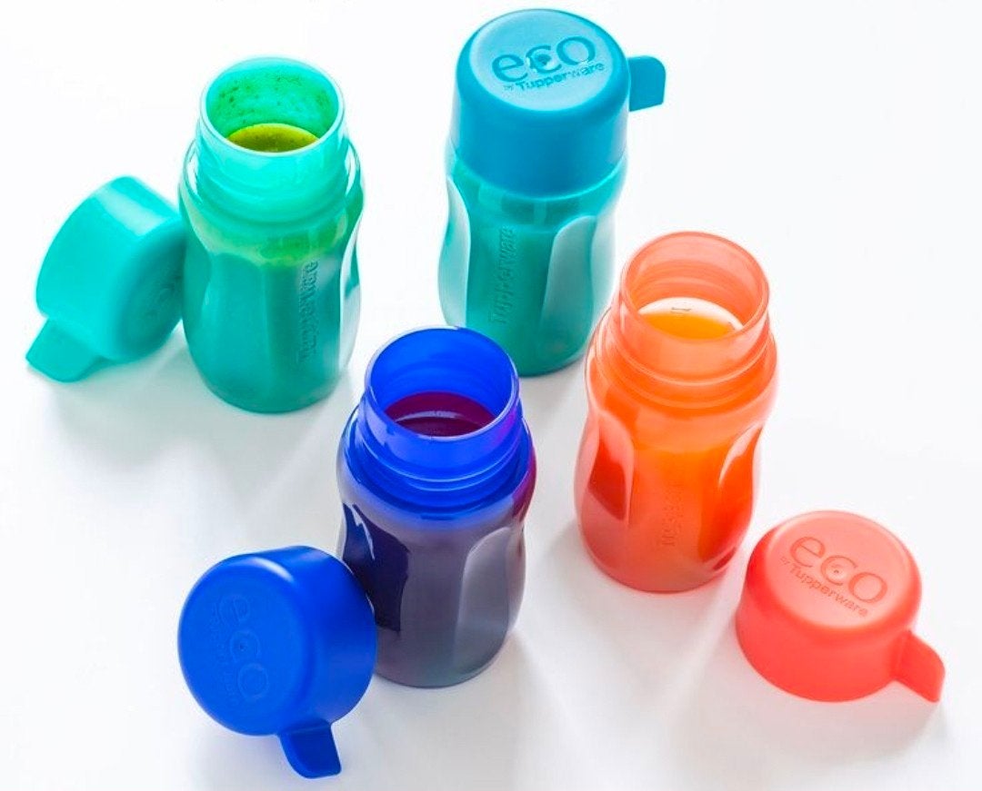 Tupperware 4 mini ecoflesjes, Ophalen of Verzenden, Nieuw