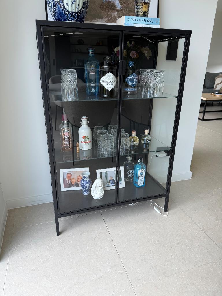 Vitrine kast, Huis en Inrichting, Ophalen, Gebruikt