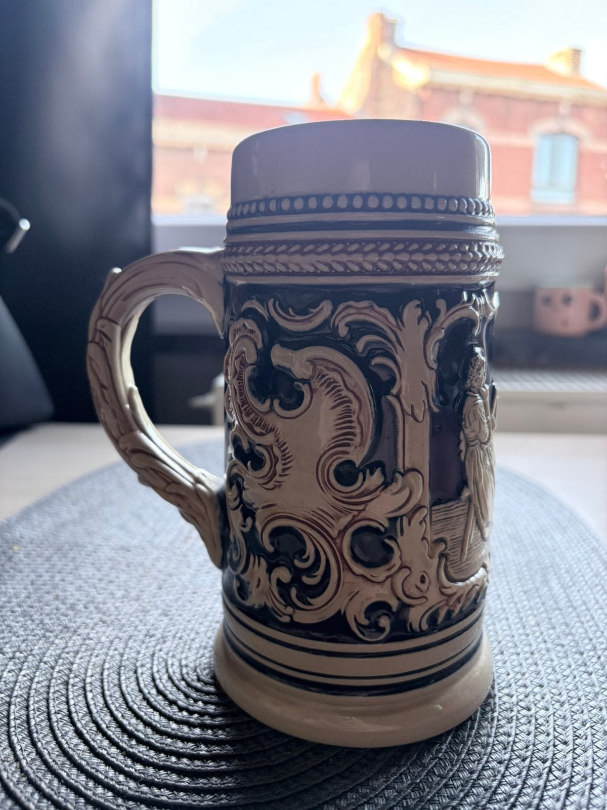 Ancienne chope Villeroy & Boch Mettlach 216 Ludwig Foltz II, Antiek en Kunst, Ophalen