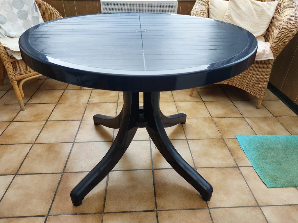 tuin/ terras tafel rond, Ophalen, Rond