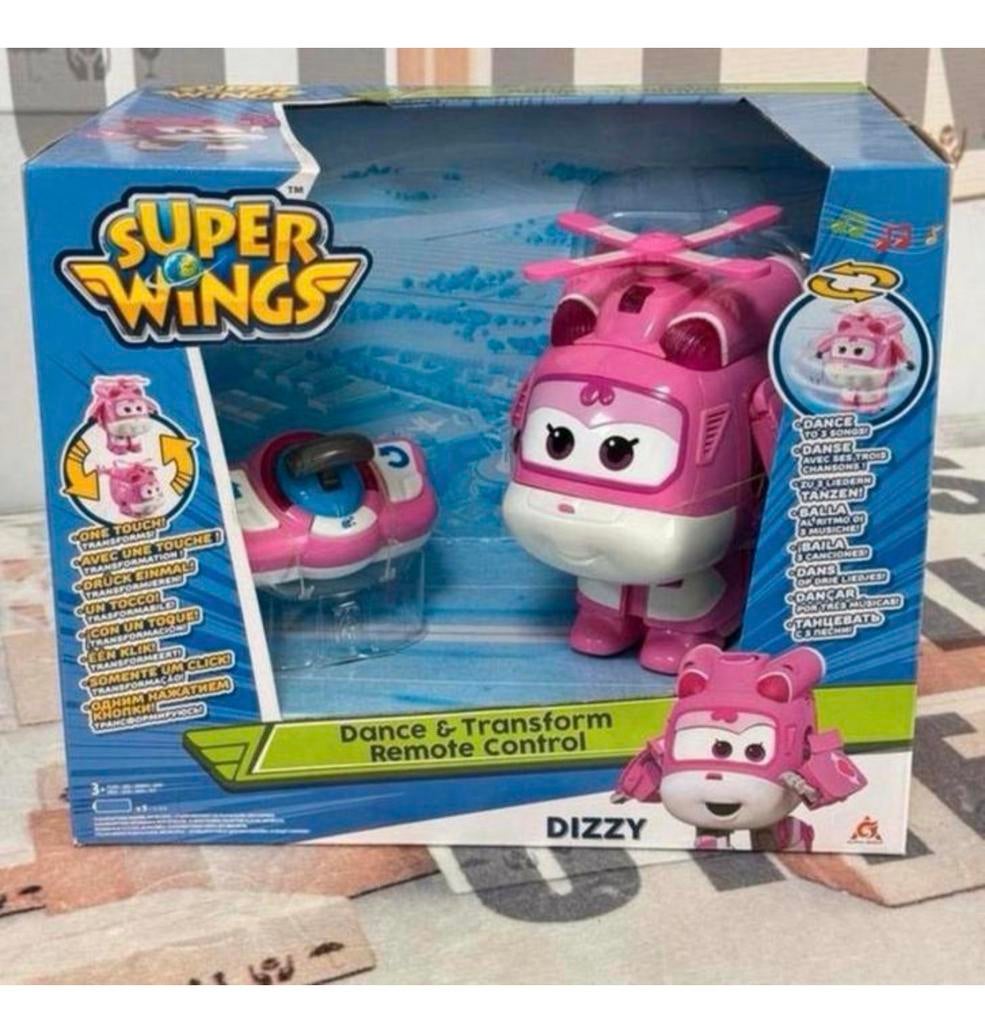 Super Wings DIZZY - Dance & Transform Helikopter bestuurbaar, Ophalen of Verzenden, Nieuw, Afstandsbediening