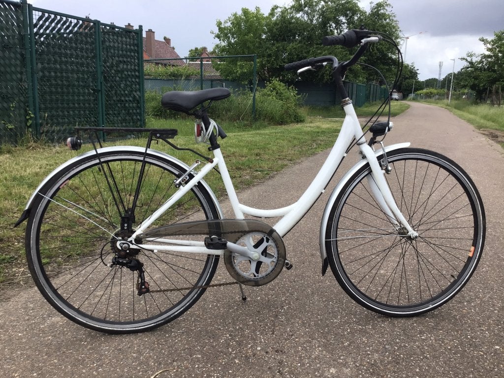 Damesfiets, Ophalen