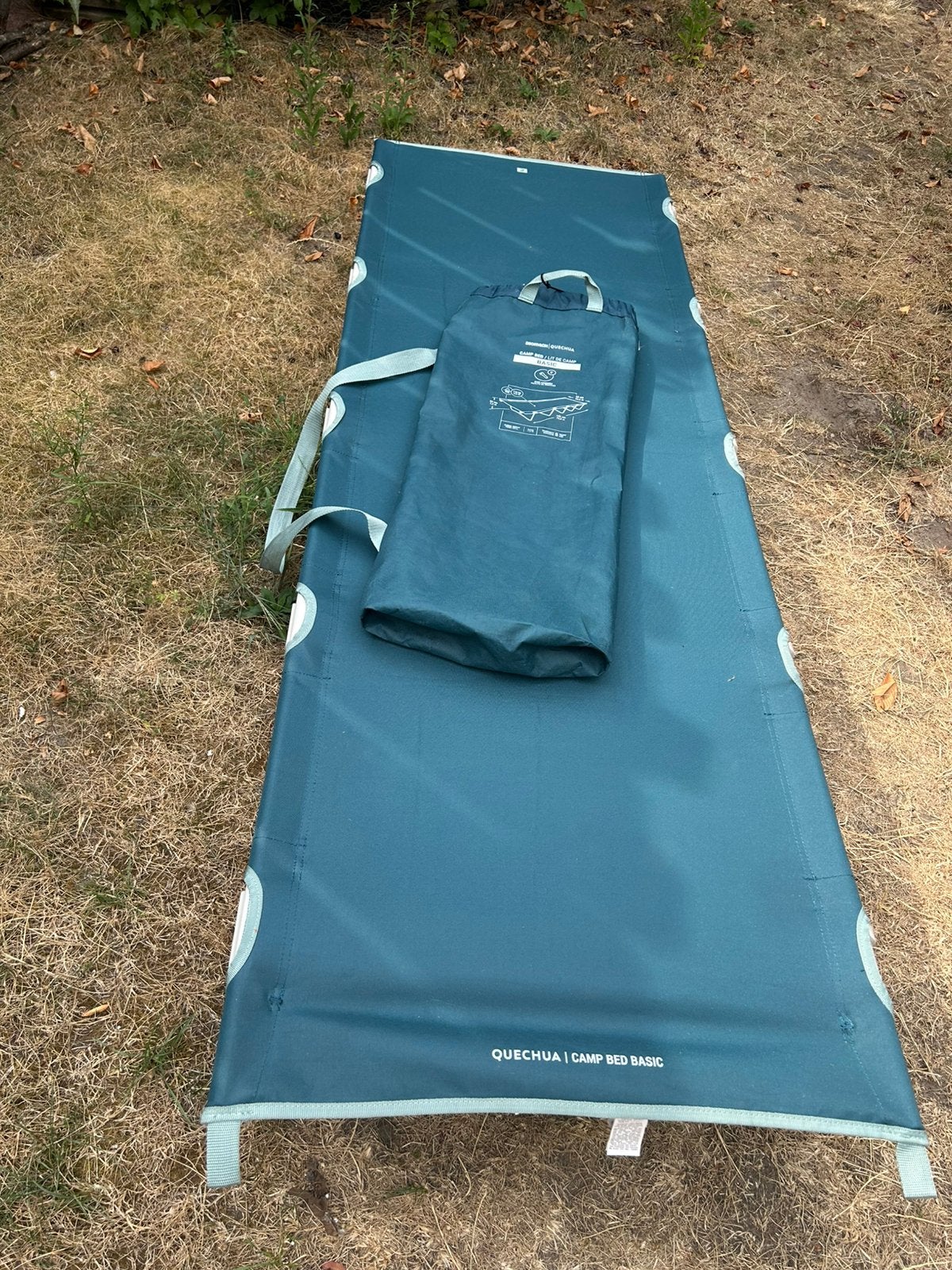Veldbed quechua, Caravans en Kamperen, Kampeermeubelen, Ophalen, Gebruikt