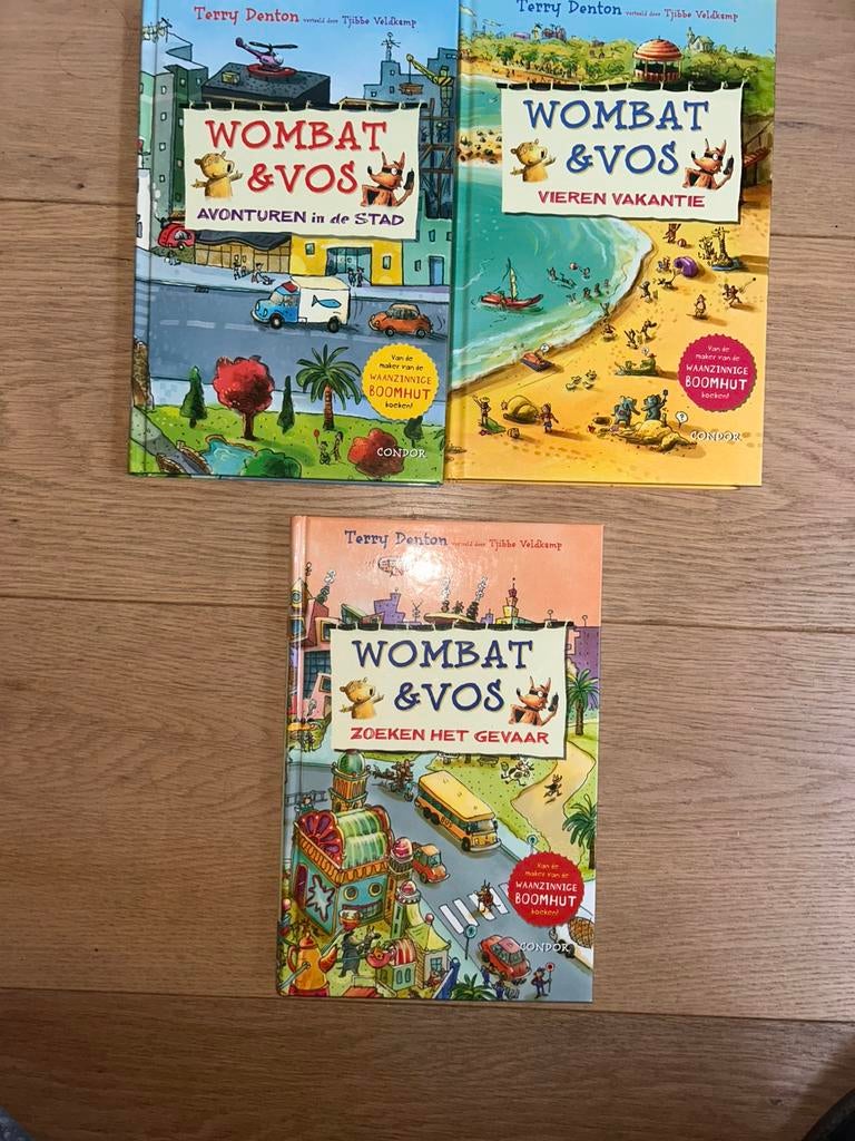Wombat en vos boeken, Ophalen of Verzenden, Gelezen