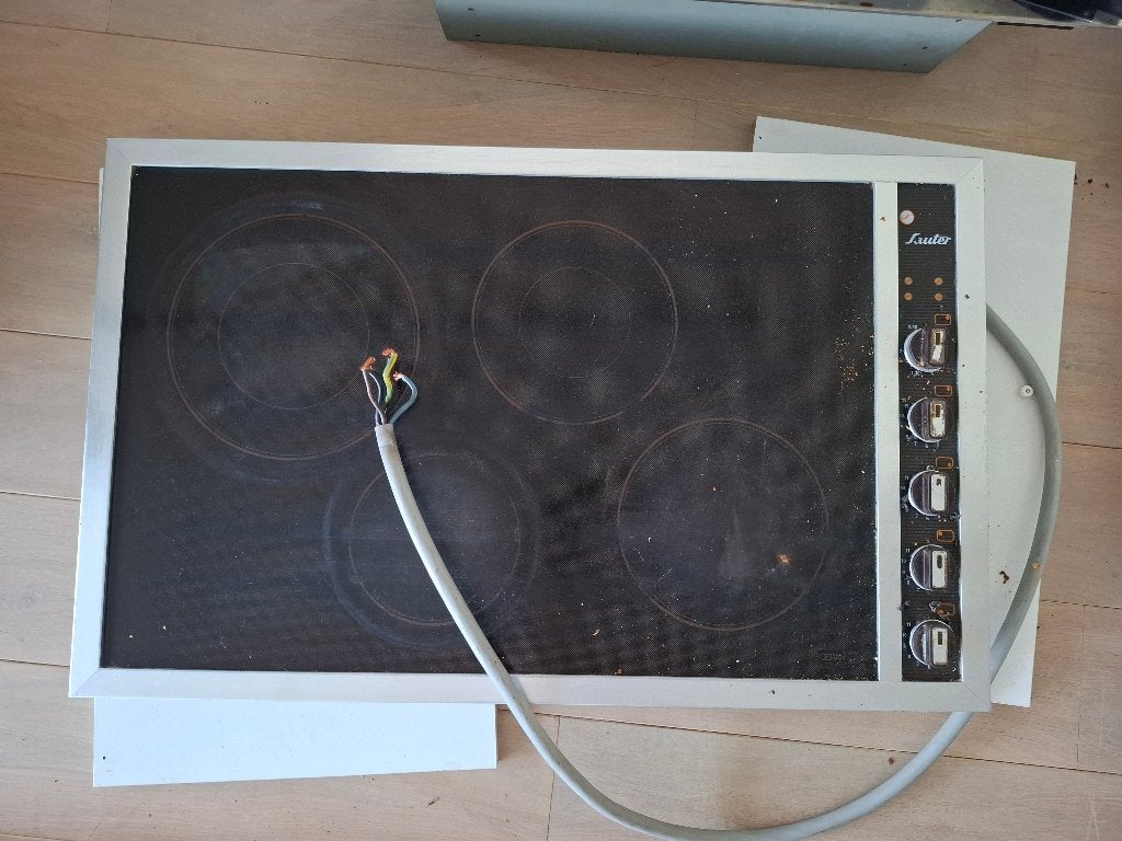 Kookplaat, Elektronische apparatuur, Kookplaten, Ophalen, Gebruikt, Keramisch, 4 kookzones