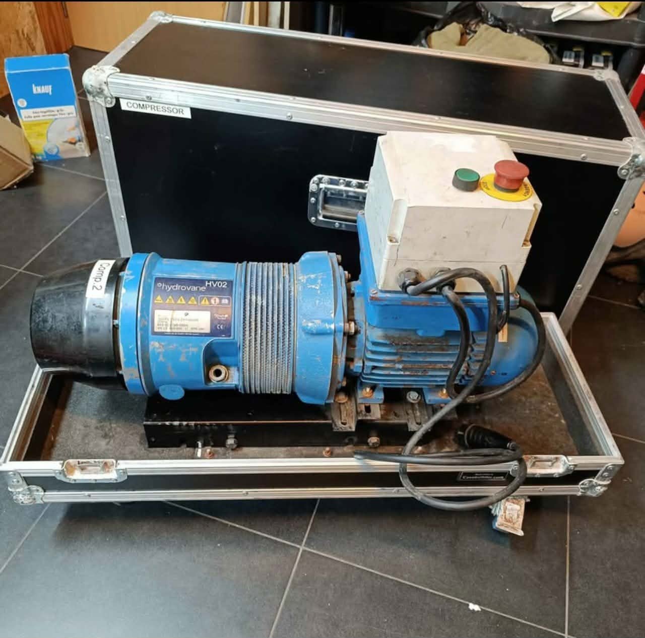 compresseur hydrovane, Enlèvement