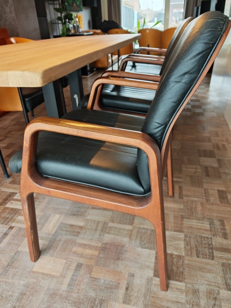 6 stoelen: Luigi Vaghi, jaren '60, in mooie staat, Maison & Meubles, Chaises, Vintage, Enlèvement, Utilisé, Une