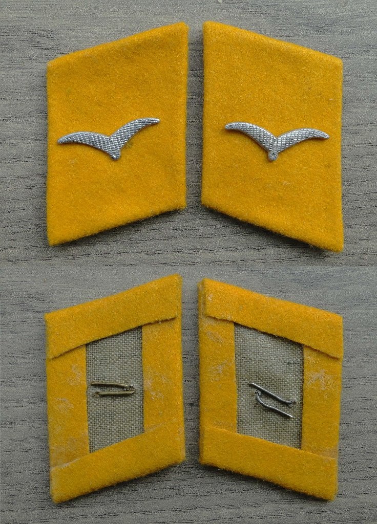 Luftwaffe kragenspiegels Flieger, Ophalen of Verzenden, Luchtmacht, Embleem of Badge