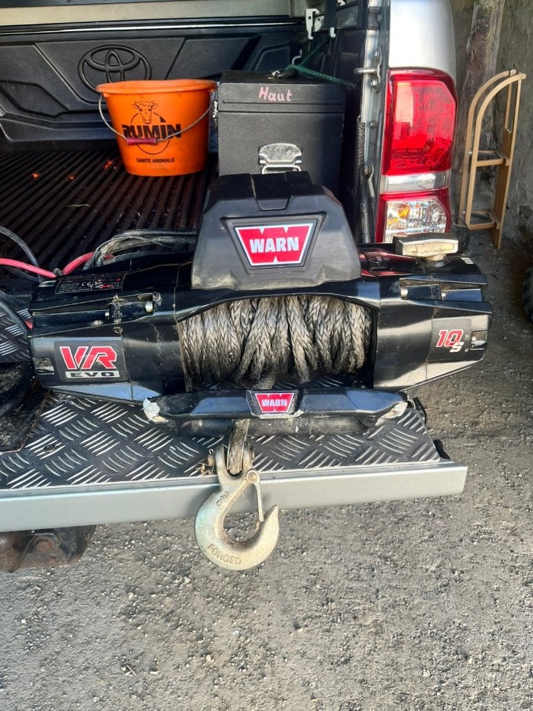 Treuil Warn 4.5tonne, Enlèvement