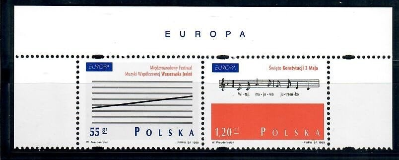 Polen yvertnrs: 3497/98 postfris, Ophalen of Verzenden, Postfris, Overige thema's