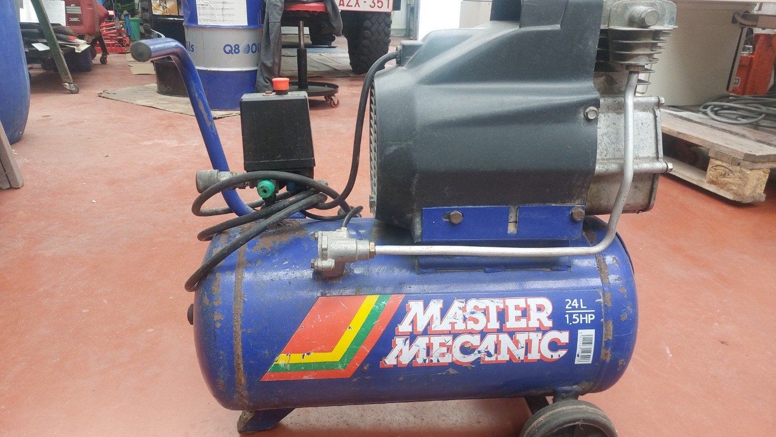 Compressor 24 liter, Enlèvement