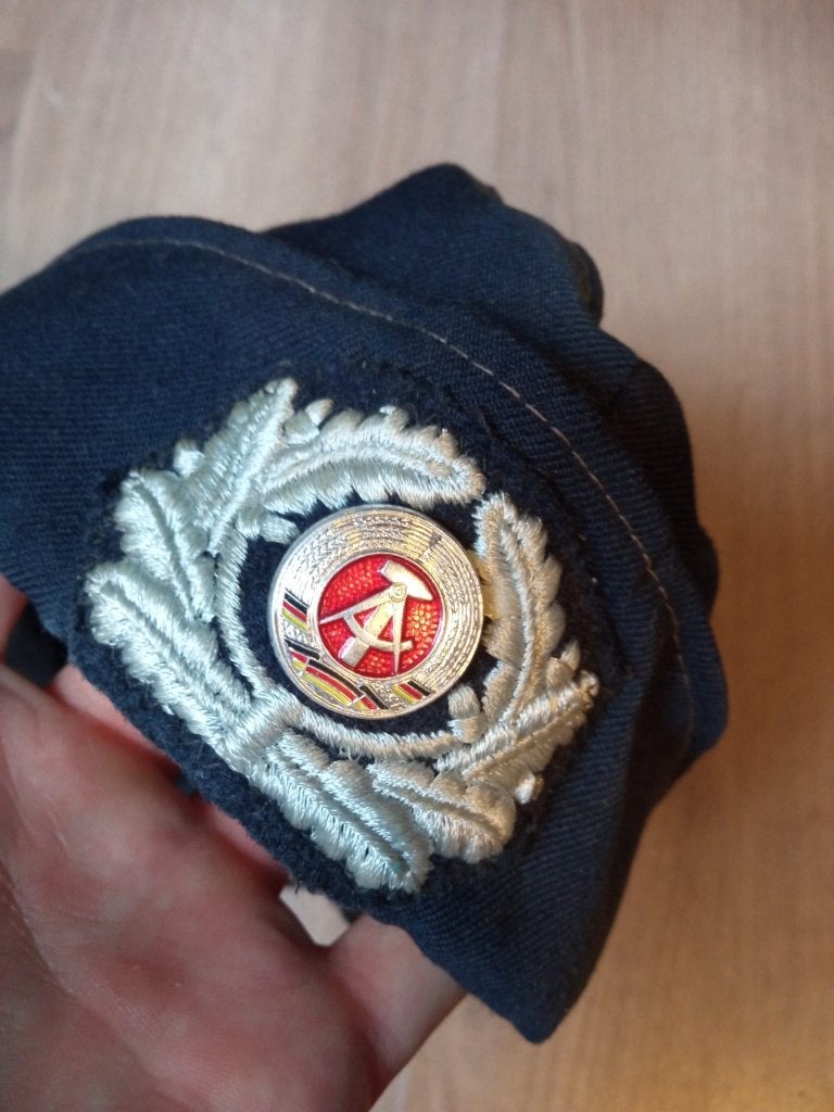 Militaria DDR Calot Volkspolizei, Collections, Envoi, Armée de terre, Autres types