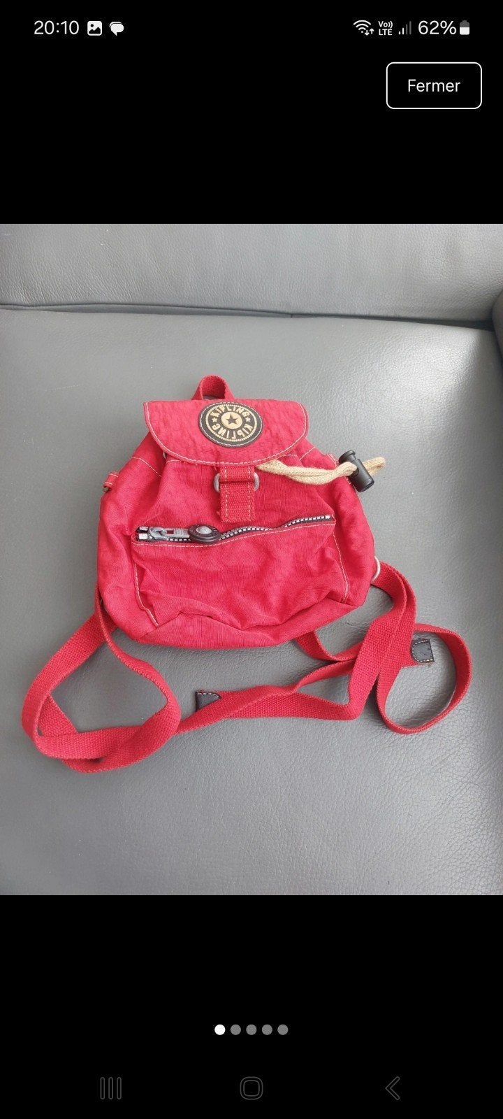 petit sac kipling, Enlèvement
