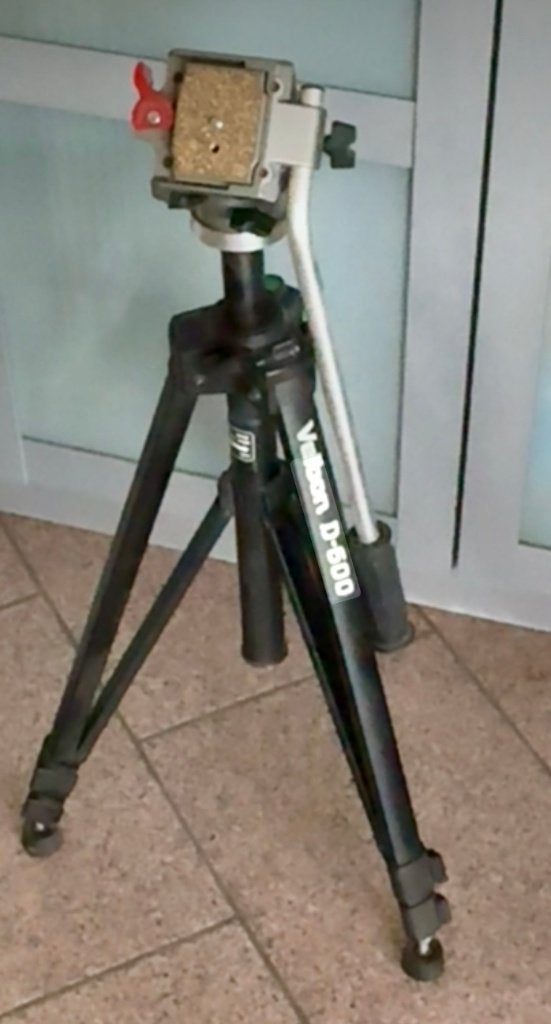 Velbon D500 foto- en videostatief, Audio, Tv en Foto, Fotografie | Statieven en Balhoofden, Ophalen, Velbon