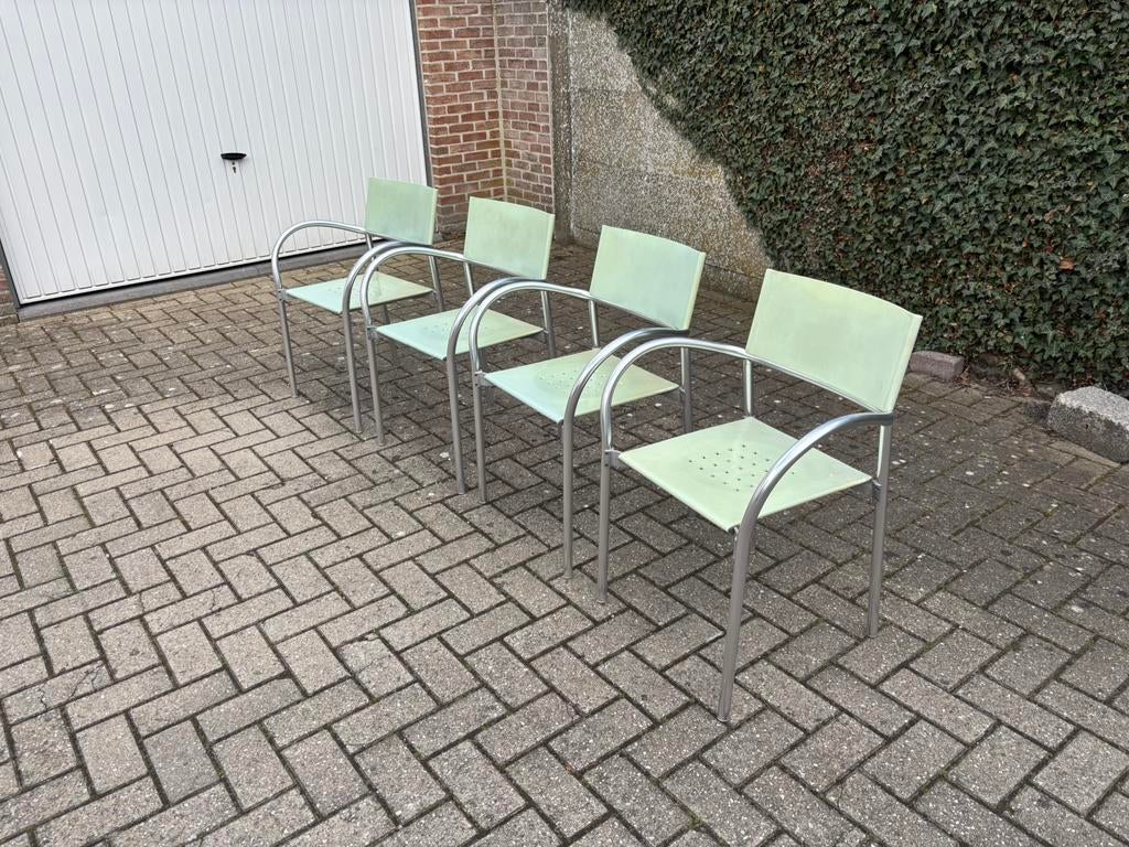 Groot lot vintage design stoelen (30 stuks), Enlèvement, Utilisé, Métal