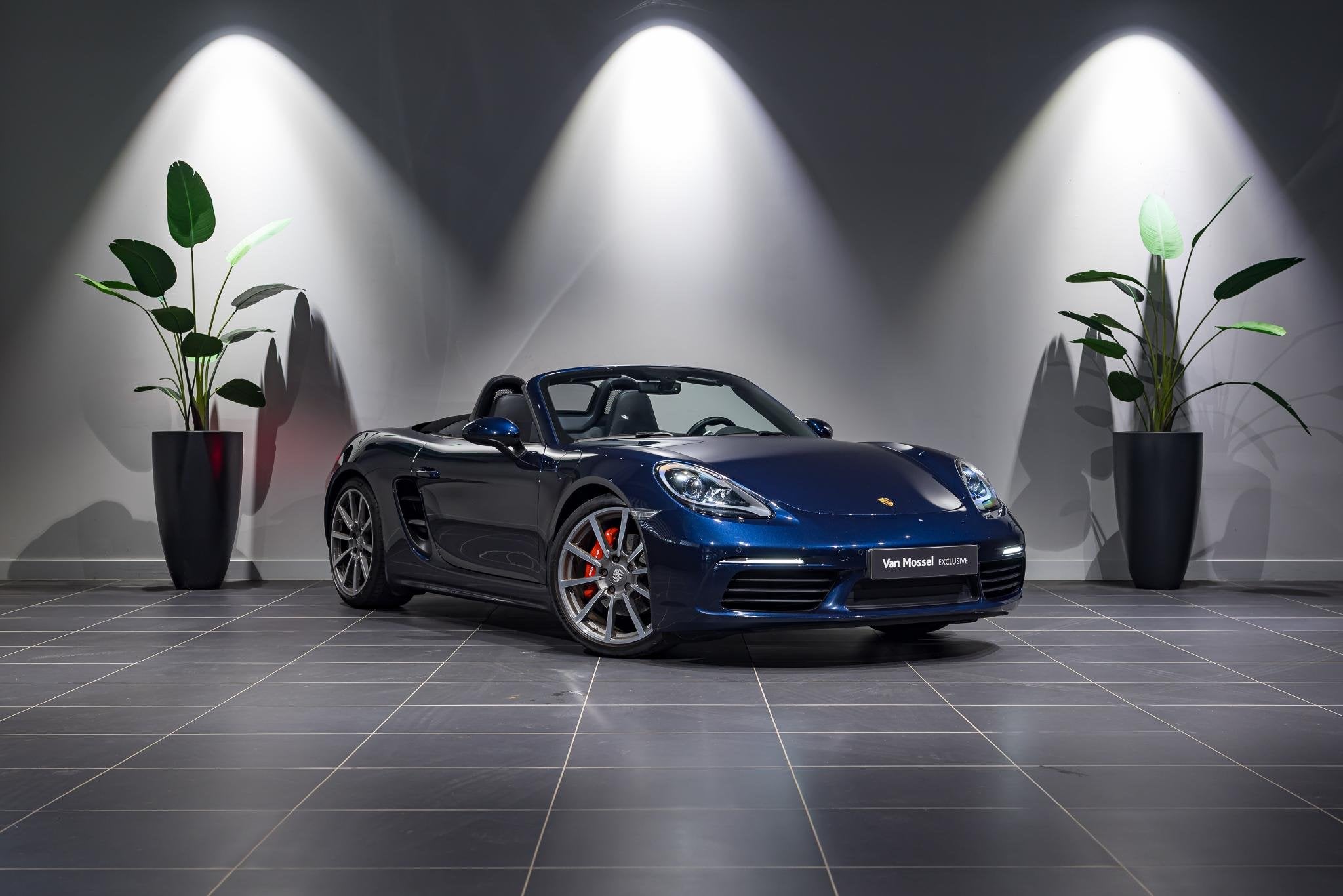 Porsche 718 2.5 Boxster S (automatique), Autos, Achat, Entreprise, 2 places, Noir