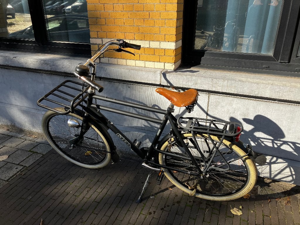 Mooie klassieke herenfiets, Terugtraprem, Gebruikt, Versnellingen, 57 tot 61 cm