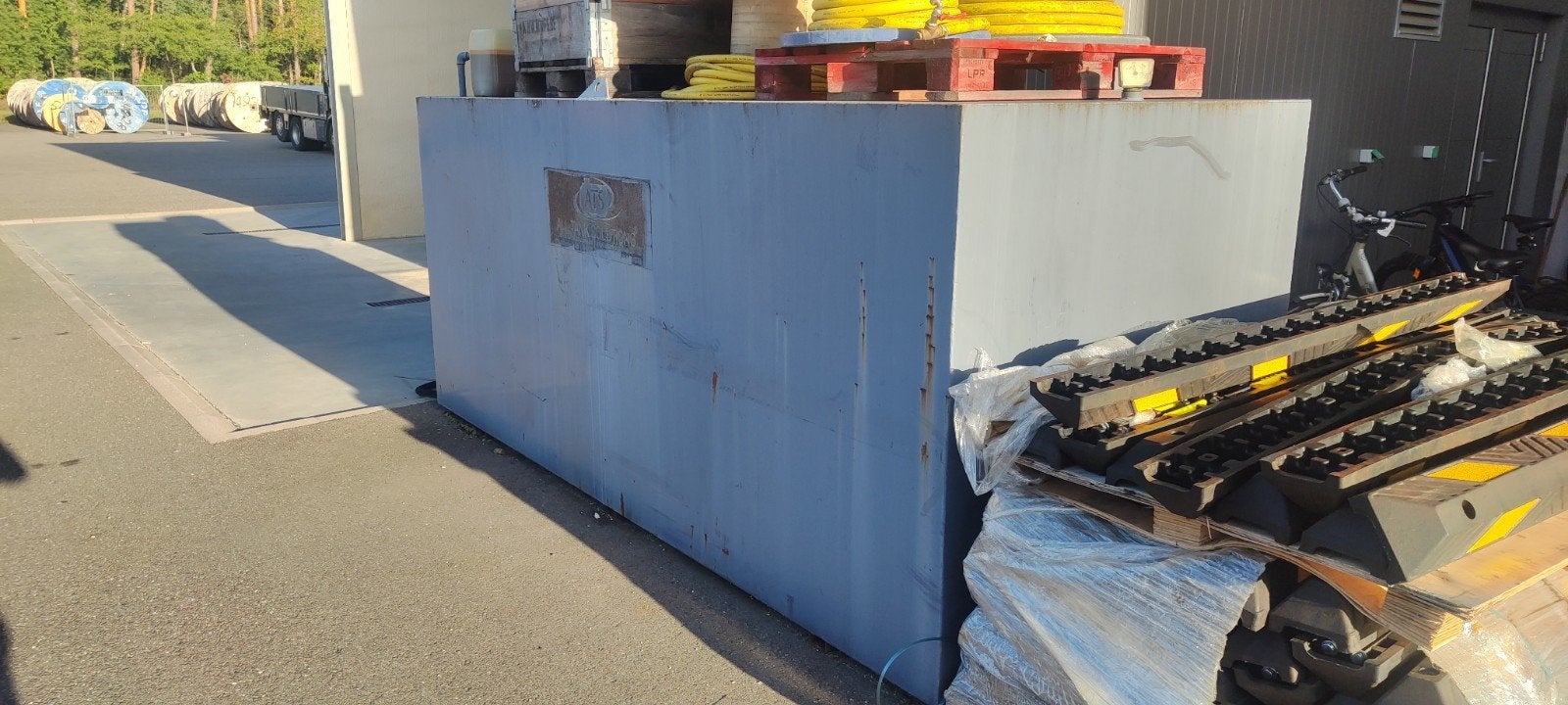 Dieseltank 7500liter, Ophalen, Gebruikt, IJzer