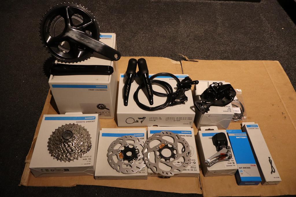 Shimano 105 R7170 di2 12 s groepset nieuw, Fietsen en Brommers, Fietsonderdelen, Ophalen, Nieuw, Racefiets, Aluminium
