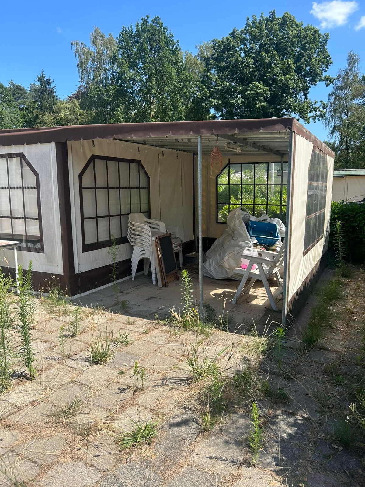 Voortent stacaravan