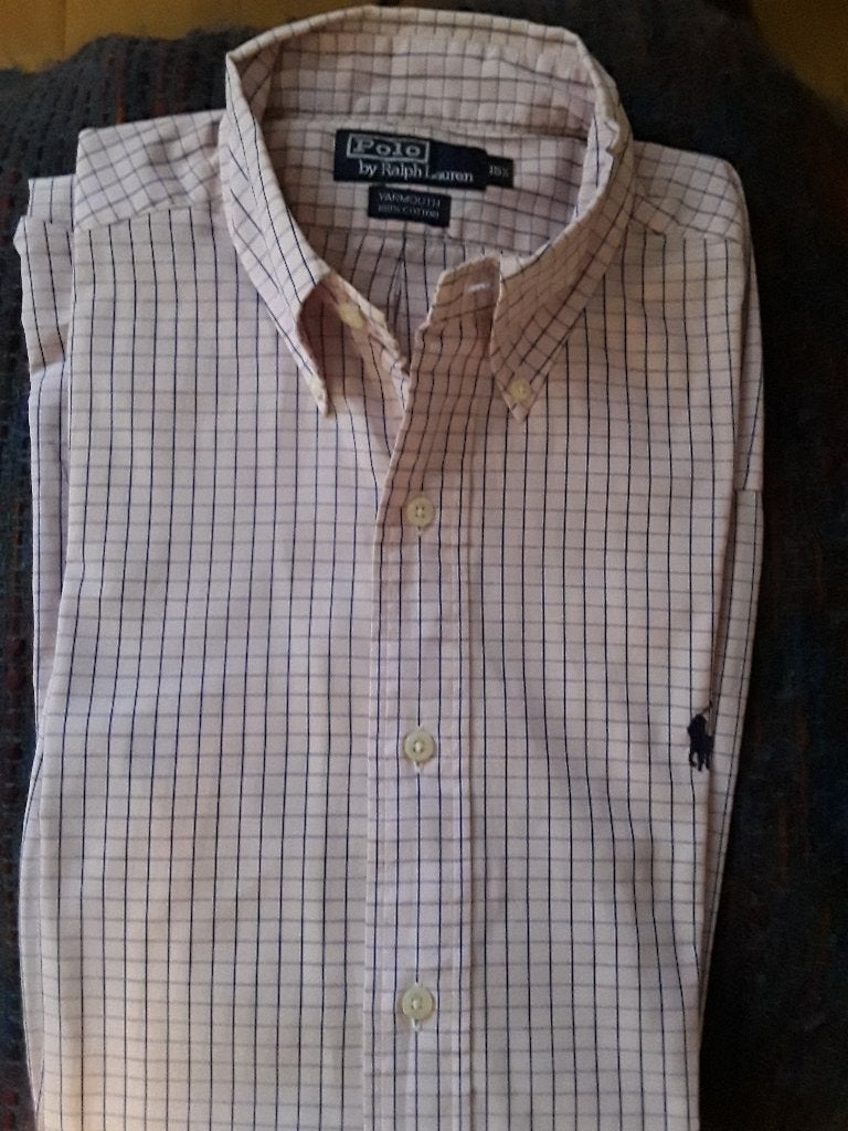 Ralph Lauren hemd maat L., Kleding | Heren, Ralph Lauren, Ophalen of Verzenden, Zo goed als nieuw, Halswijdte 41/42 (L)