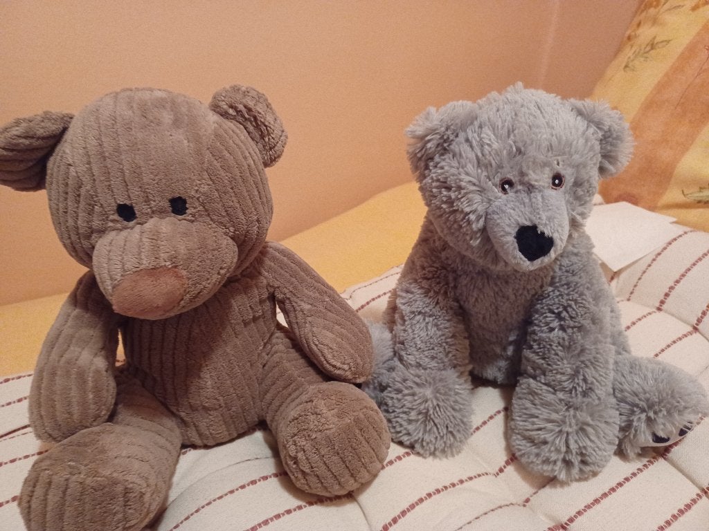 2 grote knuffelberen te koop!, Ophalen, Beer, Nieuw, Middelgroot (20 tot 80 cm)