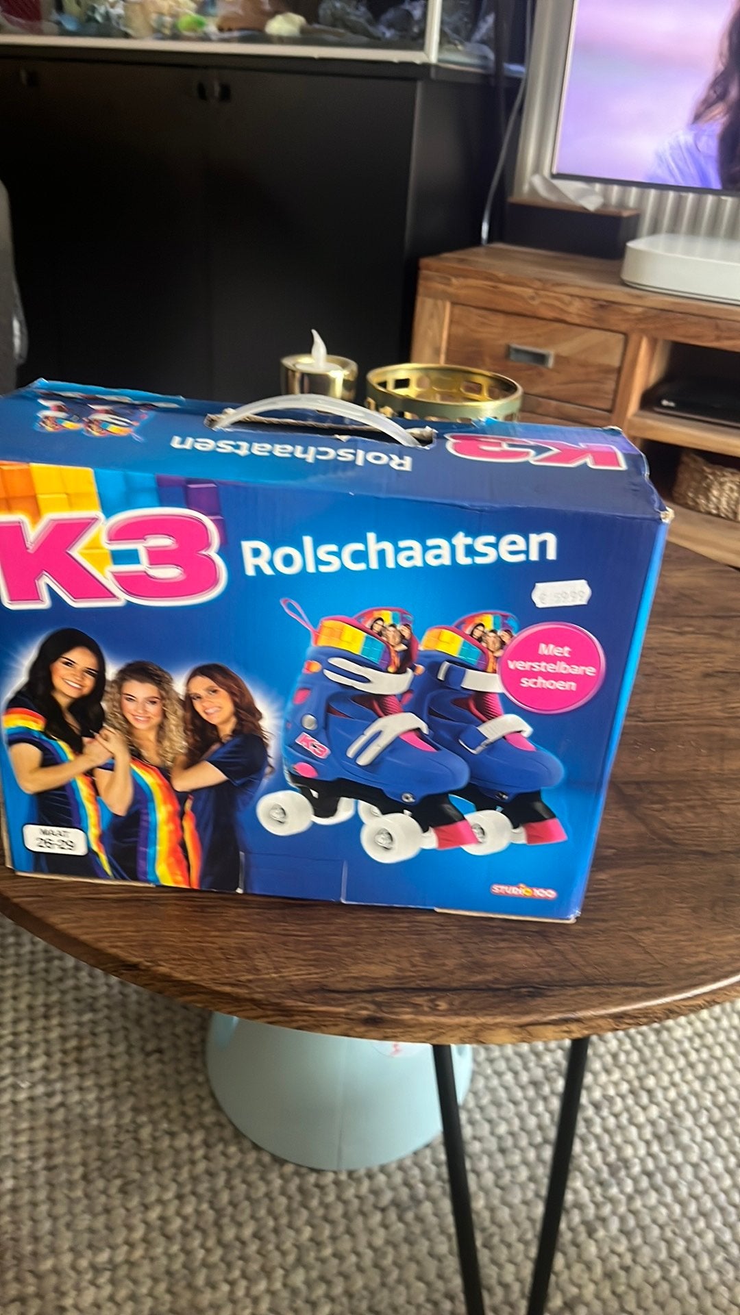 Rolschaatsen k3, Hobby en Vrije tijd, Ministeck, Ophalen, Zo goed als nieuw