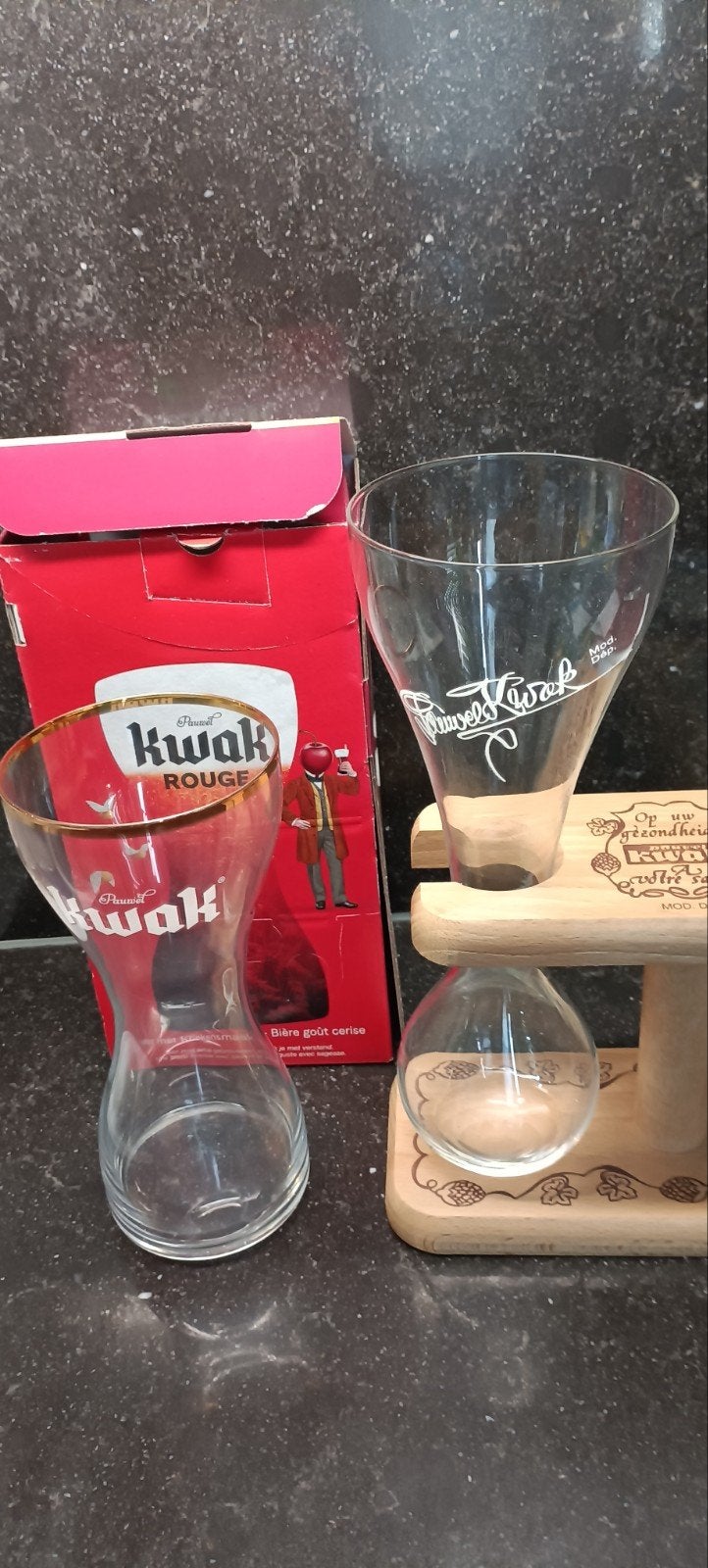 2 glazen Pauwel Kwak br Bosteels Buggenhout, Enlèvement ou Envoi