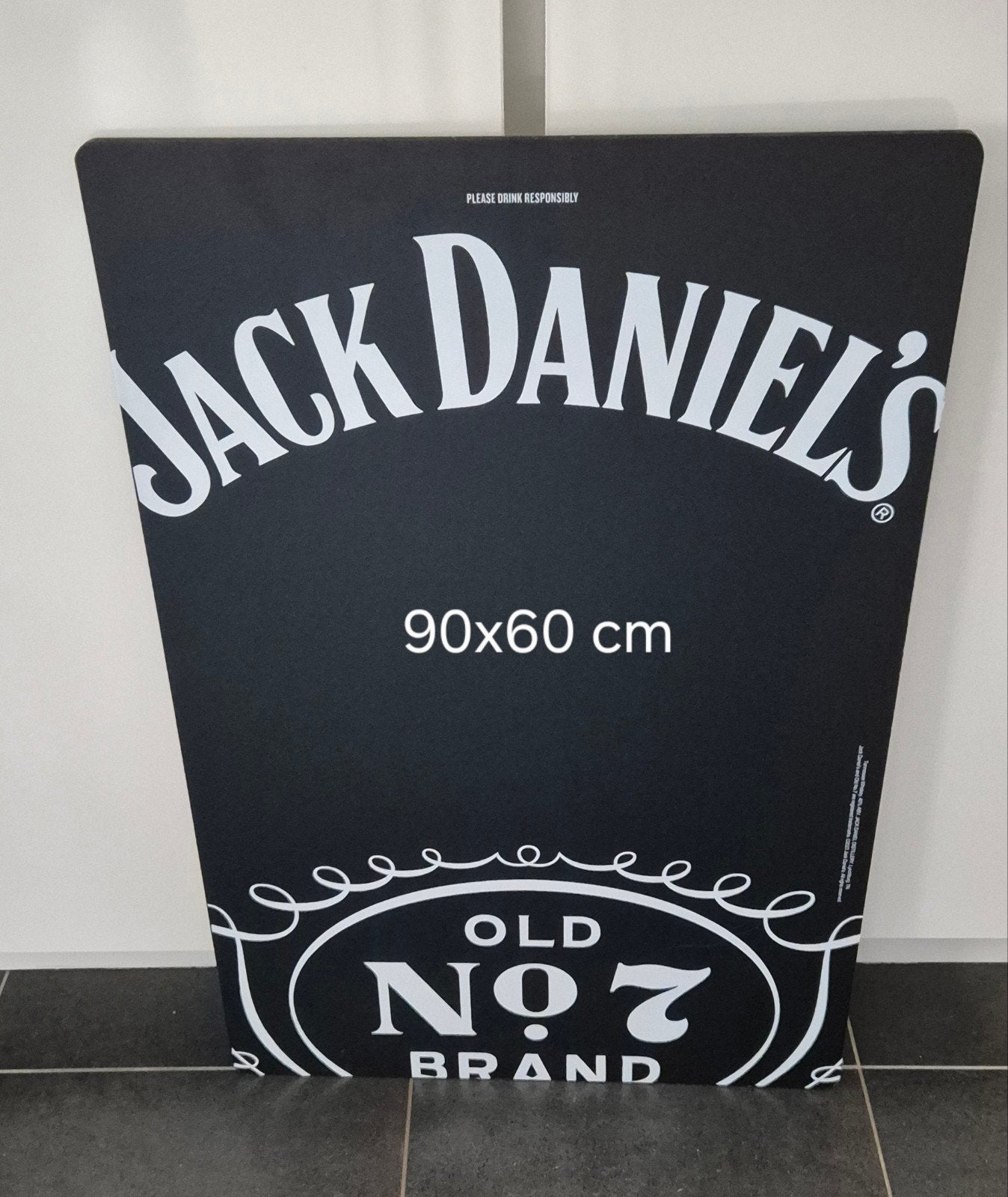 Jack Daniel's reclame/krijtbord 90x60 cm Mancave of Bar!, Ophalen