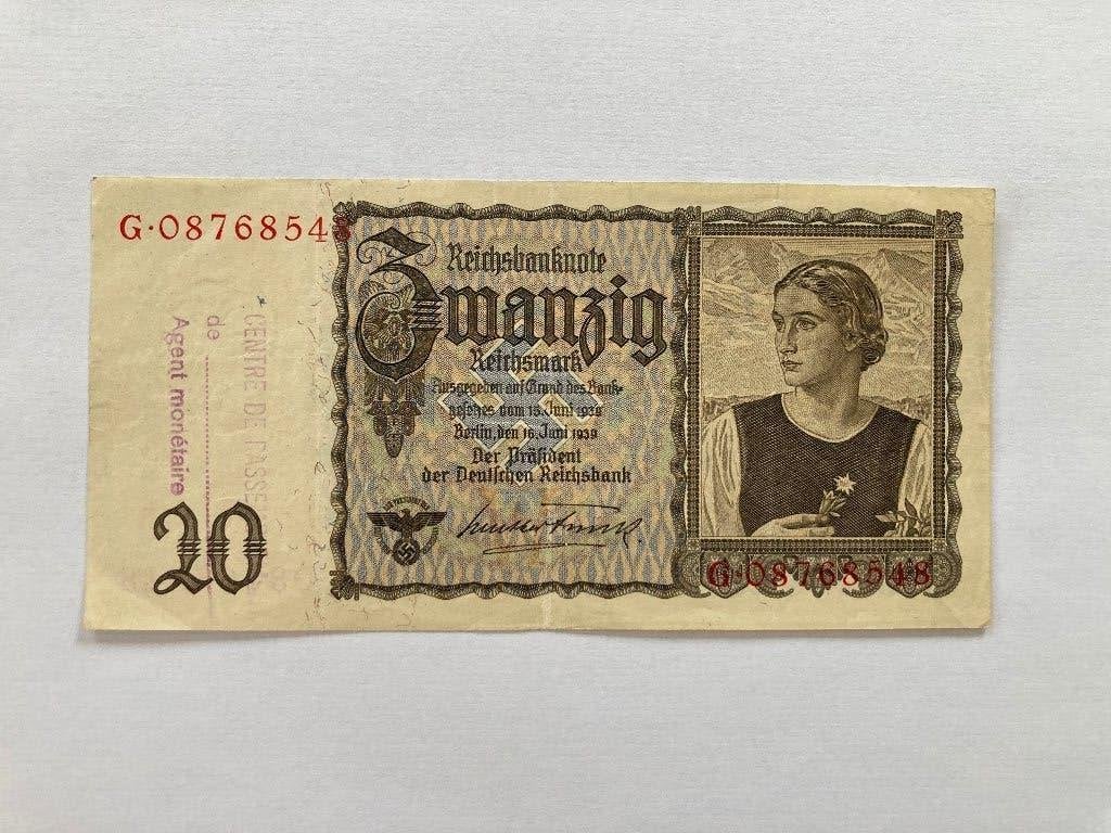 Billet de banque allemand, Timbres & Monnaies, Billets de banque | Europe | Billets non-euro, Enlèvement ou Envoi, Allemagne, Billets en vrac