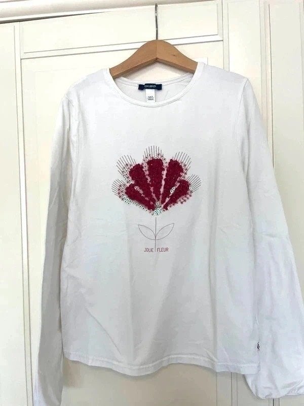 T-shirt Okaidi, fille, 12 ans (152 cm), Enlèvement ou Envoi, Utilisé, Fille