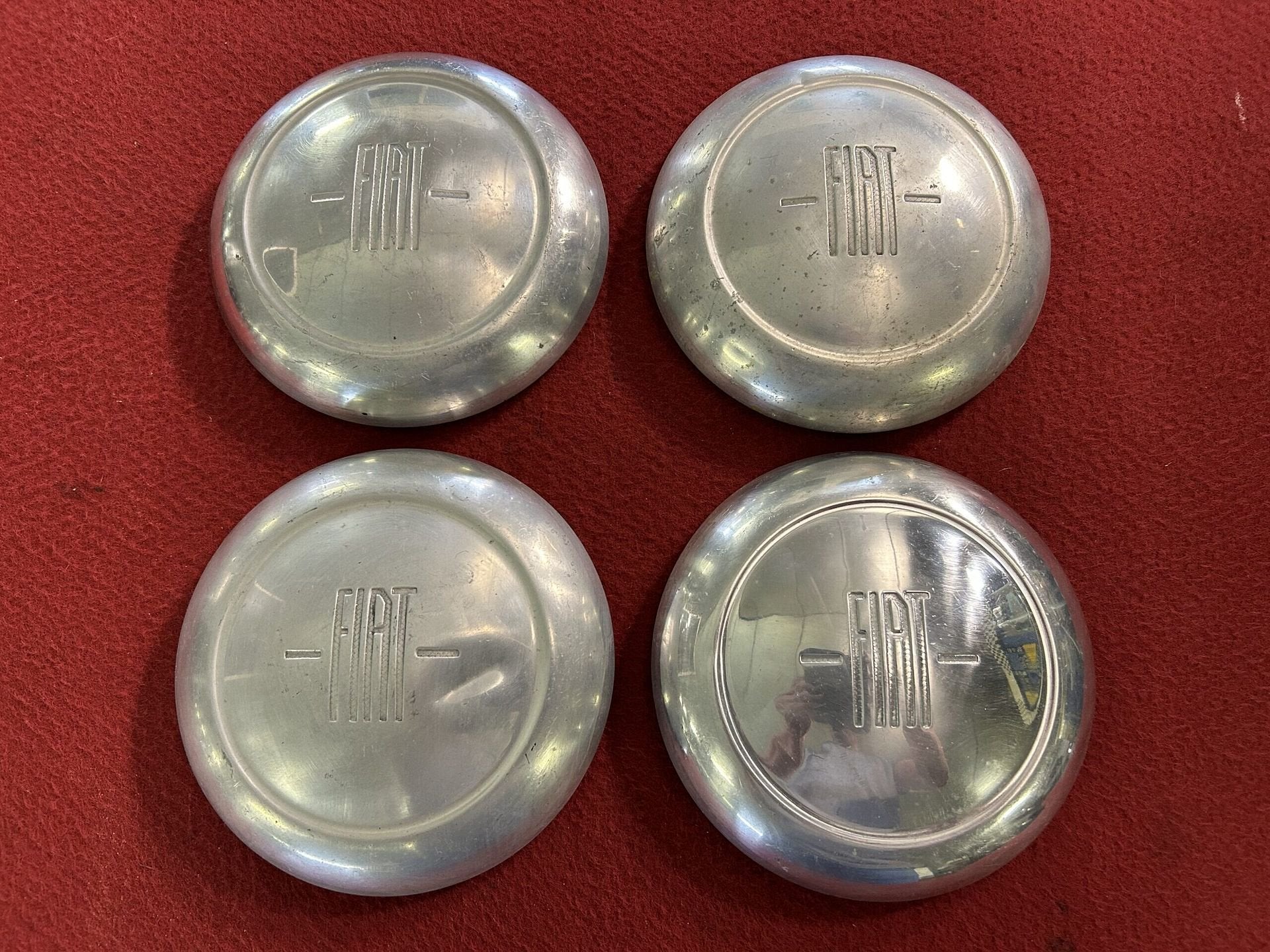 Fiat 600 set wieldoppen, Gebruikt, -, -, Ophalen of Verzenden