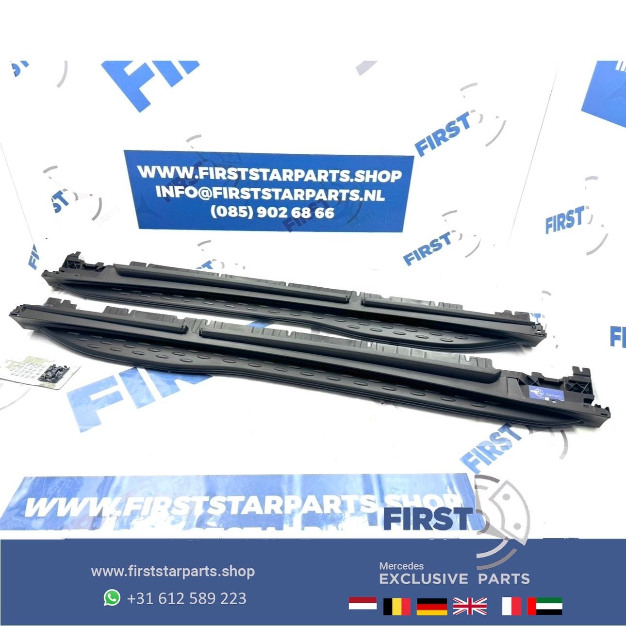 W254 C254 GLC AMG ZIJSKIRT TREEPLANKEN ZWART LINKS RECHTS DO, Utilisé, -, -, Enlèvement ou Envoi