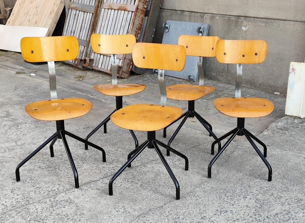 retro.vintage Italiaanse bureaustoelen, Ophalen