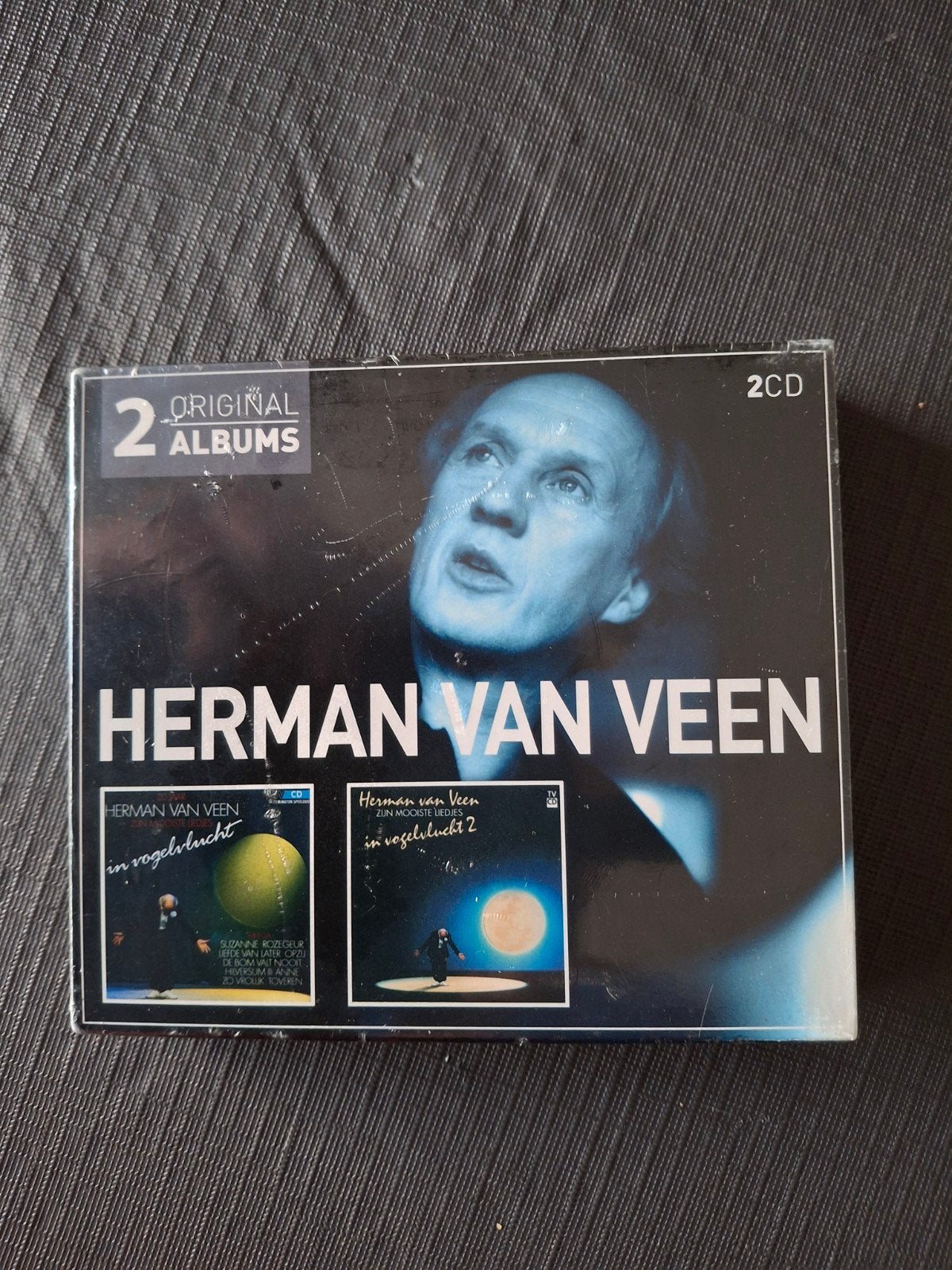2 cds herman van veen  vogelvlucht  deel 1 en 2, Ophalen of Verzenden