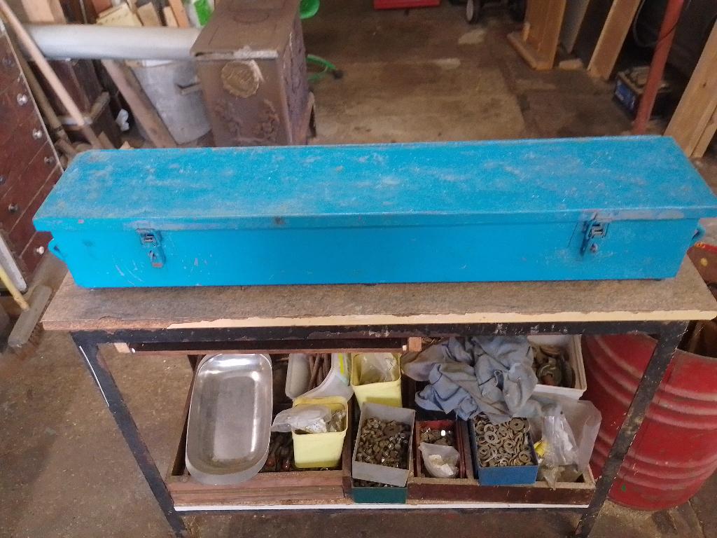 Metalen kist militair, Ophalen, Minder dan 50 cm, Gebruikt, 50 tot 100 cm
