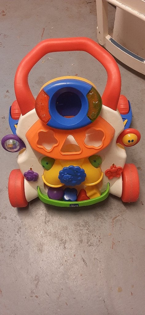 Trotteur chicco pousseur éducatif formes, Enlèvement