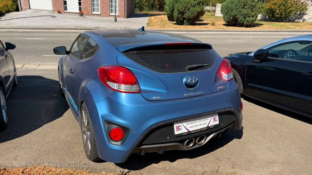 HYUNDAI VELOSTER TURBO*1.6-GDI*CAMERA*GPS*CUIR*S-CHAUFF*PDC, Voorwielaandrijving, 4 cilinders, Blauw, 137 kW