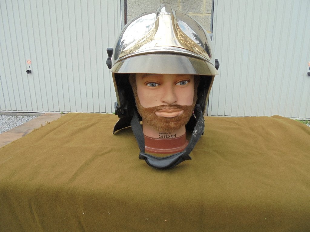 casque de sapeurs pompiers Français chromé, Enlèvement ou Envoi, Autres, Casque ou Béret