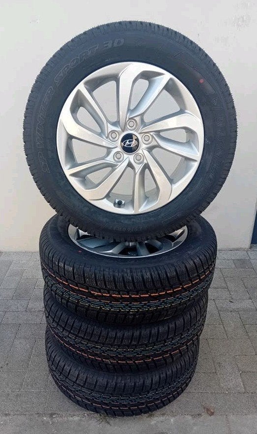 Winterbanden velgen alu Hyundai Tucson 17inch TPMS 5x114 9mm, Auto-onderdelen, Ophalen, Nieuw, Hyundai