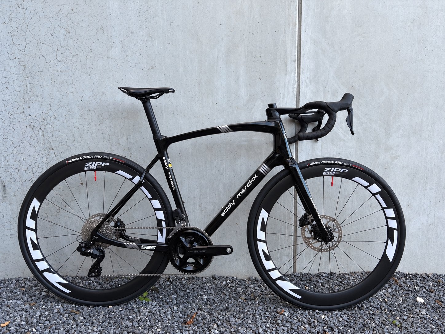 Eddy Merckx 525 – maat Medium – met splinternieuwe groepset!, Autres marques, Comme neuf, Enlèvement, 53 à 57 cm