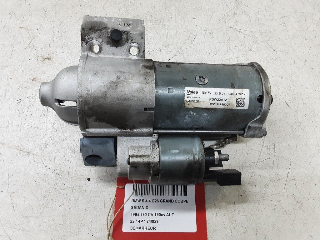 DÉMARREUR BMW 4 serie Gran Coupe (G26) (RSW22A12), Mevr. I. Hauben, Utilisé, BMW, Rue de l'Espoir 34 34
4030  GRIVEGNÉE, BE
