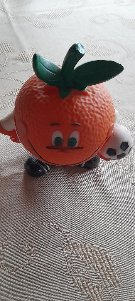 Officiële mascotte "NARANJITO"-spaarpot, Verzamelen, Ophalen, Zo goed als nieuw, Beeldje of Poppetje