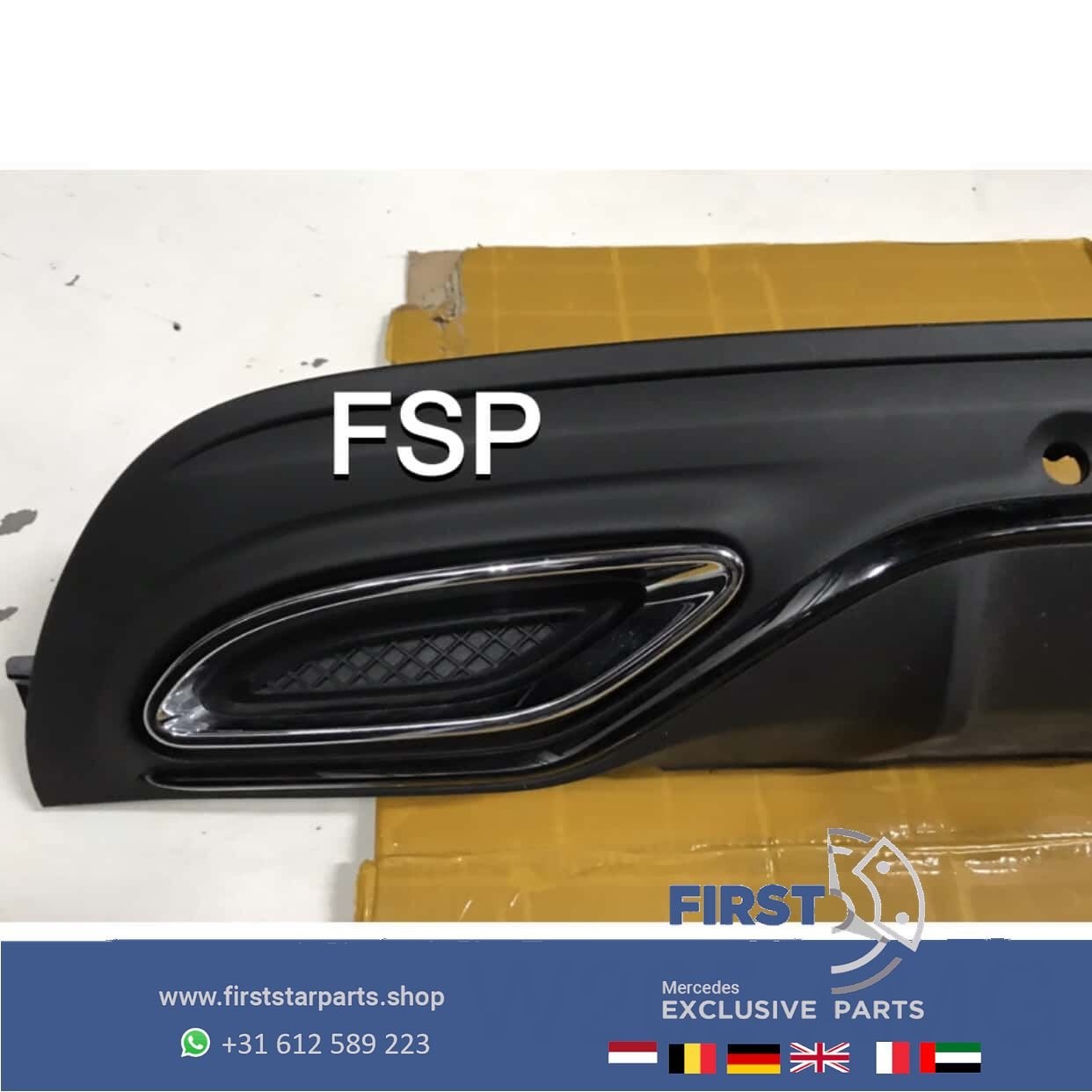 W205 S205 AMG Pakket diffuser + uitlaat sierstukken Mercedes, Utilisé, -, -, Enlèvement ou Envoi